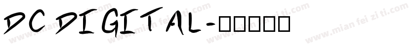 DC DIGITAL字体转换